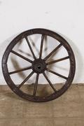 Industrial  vintage style Wheelbarrow in wood, european 20 century