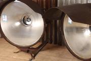 style Industrial retro light/factory light in Glass/metal