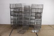 Industrial  vintage style Basket in metal, european 20 century