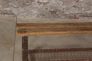 style Industrial retro vintage bench in wood/metal, European