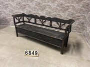 Country style Antique pine gardenbench/bench in wood