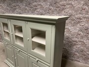 Country style Painted glasscabinet/showcase/kitchen cabinet  in Glass/wood, European 20th century
