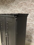 Country style Retro vintage cabinet painted in wood, European