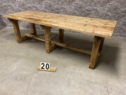 Country style Retro vintage table/desk/sidetable/gardentable in wood, European