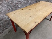 Country/vintsge style Industrial retro vintage table/desk/sidetable in wood, European