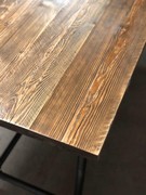 style Industrial table/dinnertable in wood/metal, European