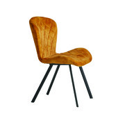 style Eetkamerstoel Dex velvet gold in Velvet/Metal