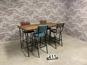 style Industrial bartable on order customization in wood/metal, European