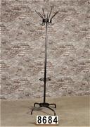 style Industrial coat rack polished to metal  in Metal