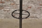 style Industrial coat rack polished to metal  in Metal