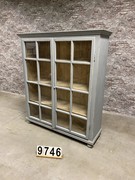 style Industrial display cabinet in Glass/wood