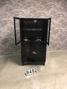 style Industrial retro black showcase/cabinet in Metal/glass, European