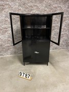 style Industrial retro doctor's cabinet/Showcase in Glass/metal, European