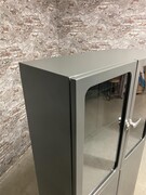 style Industrial retro doctor's cabinet/Showcase in Glass/metal