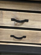 style Industrial retro rack in wood/metal