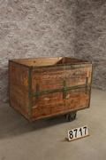 style Industrial retro trolley in wood/metal
