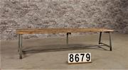 style Industrial retro vintage bench/gardenbench in wood/metal