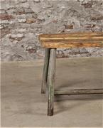 style Industrial retro vintage bench/gardenbench in wood/metal