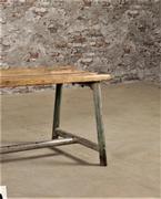 style Industrial retro vintage bench/gardenbench in wood/metal