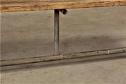 style Industrial retro vintage bench/gardenbench in wood/metal