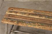 style Industrial retro vintage bench/gardenbench in wood/metal