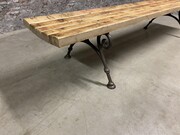 style Industrial retro vintage bench/gardenbench in wood/metal, European