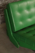 style Industrial retro vintage bench/sofa in Leather, European
