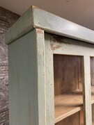 style Industrial retro vintage cabinet in wood/metal/glass