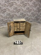 style Industrial retro vintage cabinet in wood