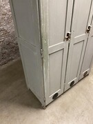 style Industrial retro vintage cabinet/locker in wood/metal