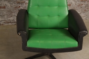 style Industrial retro vintage chair  in Leather, European