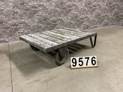 style Industrial retro vintage decoration table in wood/metal, European