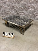 style Industrial retro vintage decoration table in wood/metal, European