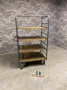 style Industrial retro vintage rack in wood/metal, European