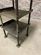 style Industrial retro vintage rack in Metal, European 20th century