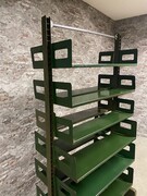 style Industrial retro vintage rack in Metal, European