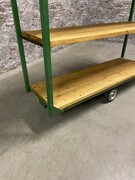 style Industrial retro vintage rack in wood/metal, European