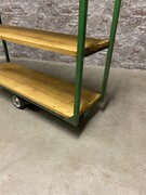 style Industrial retro vintage rack in wood/metal, European