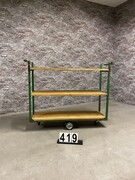 style Industrial retro vintage rack in wood/metal, European