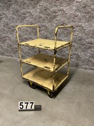 style Industrial retro vintage rack on wheels in Metal, European