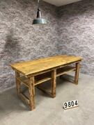 style Industrial retro vintage sidetable/table in wood, European