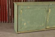 style Industrial retro vintage workbench/desk/sidetable in wood, European
