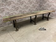 style Industrial retro vintage workbench/table in wood/metal, European