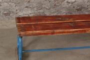 style Industrial vintage bench/gymnasticbench  in wood/metal, European