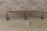 style Industrial vintage bench/gymnasticbench  in wood/metal, European