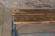 style Industrial vintage bench/gymnasticbench  in wood/metal, European