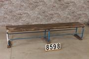 style Industrial vintage bench/gymnasticbench  in wood/metal, European
