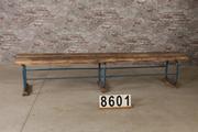 style Industrial vintage bench/gymnasticbench  in wood/metal, European