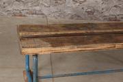 style Industrial vintage bench/gymnasticbench  in wood/metal, European
