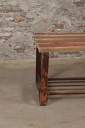 style Industrial vintage bench/gymnasticbench  in wood/metal, European